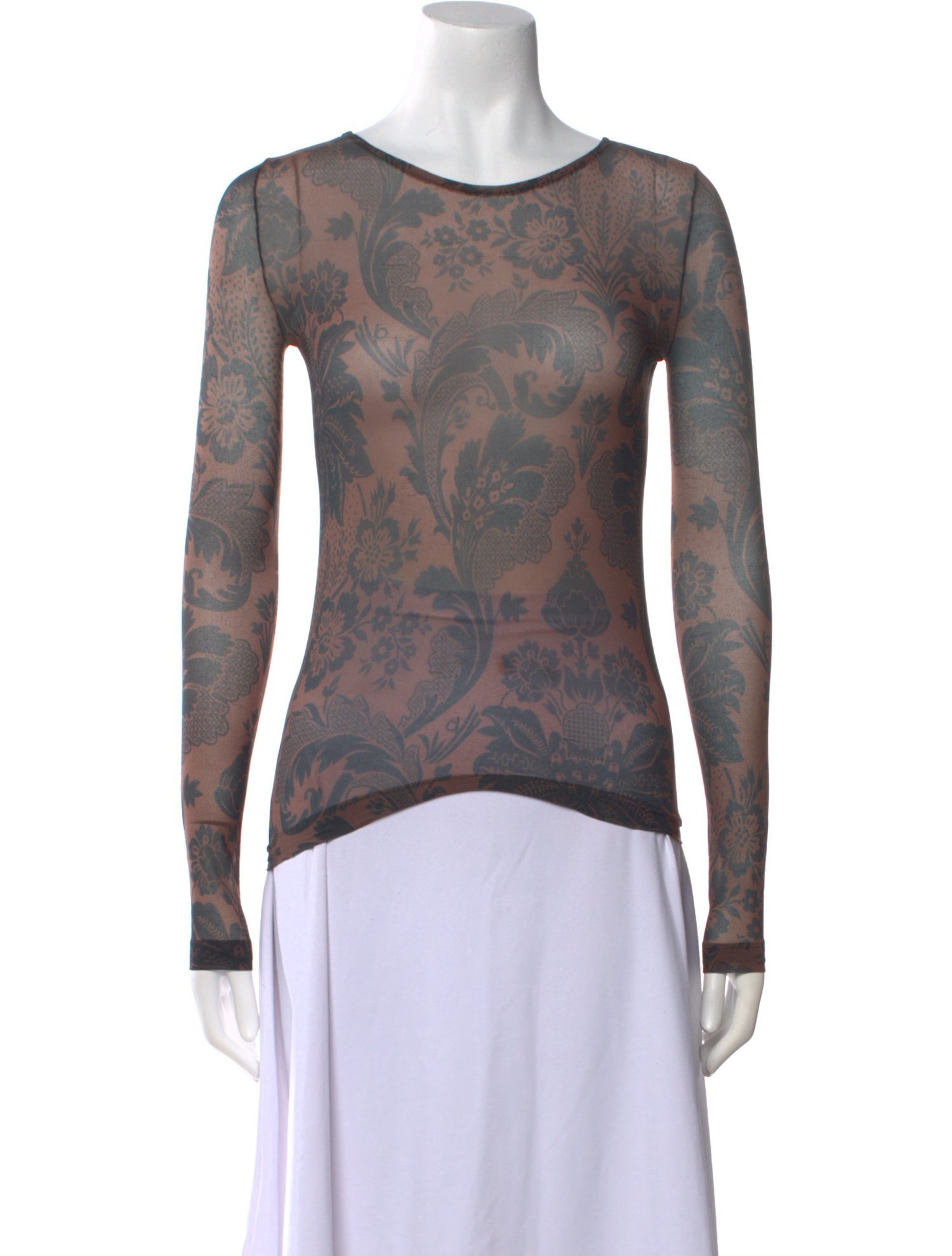 Acne Studios Nylon Printed Top