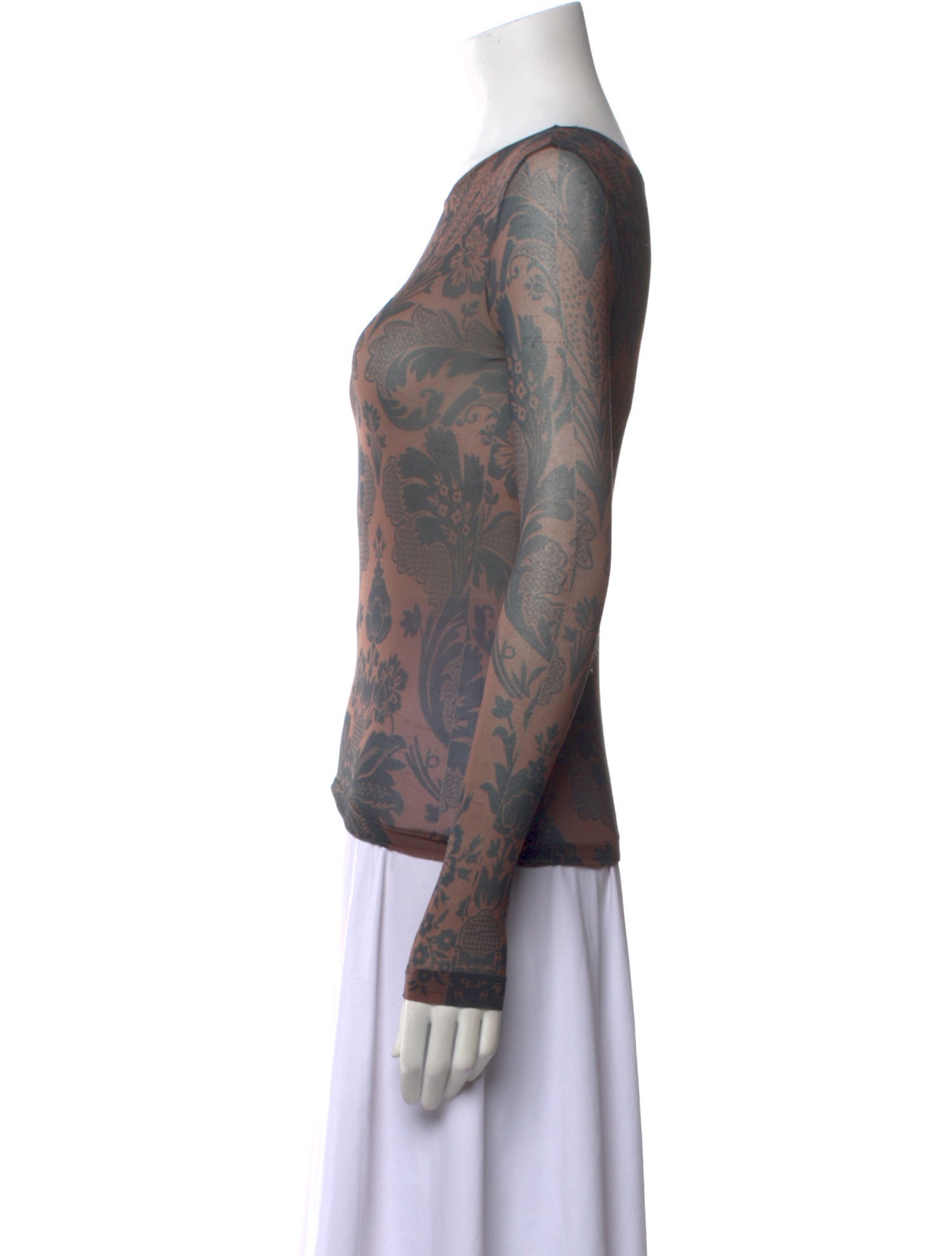 Acne Studios Nylon Printed Top