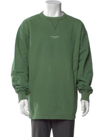 Acne Studios Graphic Print Crew Neck Sweatshirt