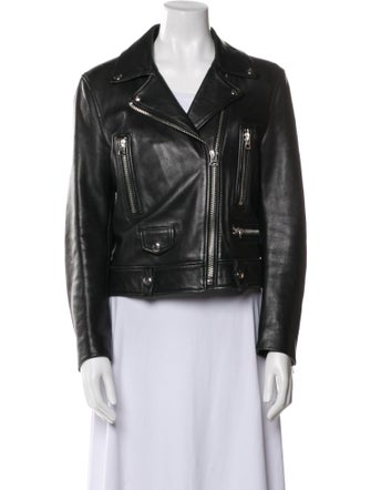 Acne Studios Lamb Leather Biker Jacket