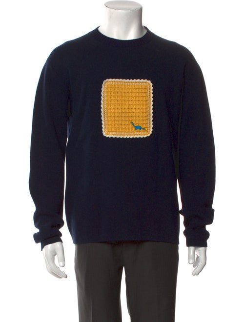 Acne Studios Graphic Print Crew Neck Pullover