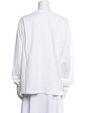 Acne Studios Crew Neck Long Sleeve Top