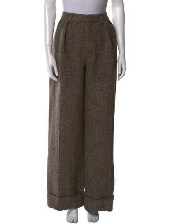 Acne Studios Wool Wide Leg Pants