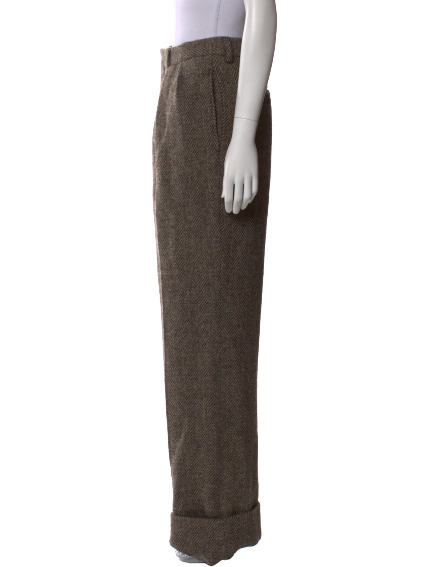 Acne Studios Wool Wide Leg Pants