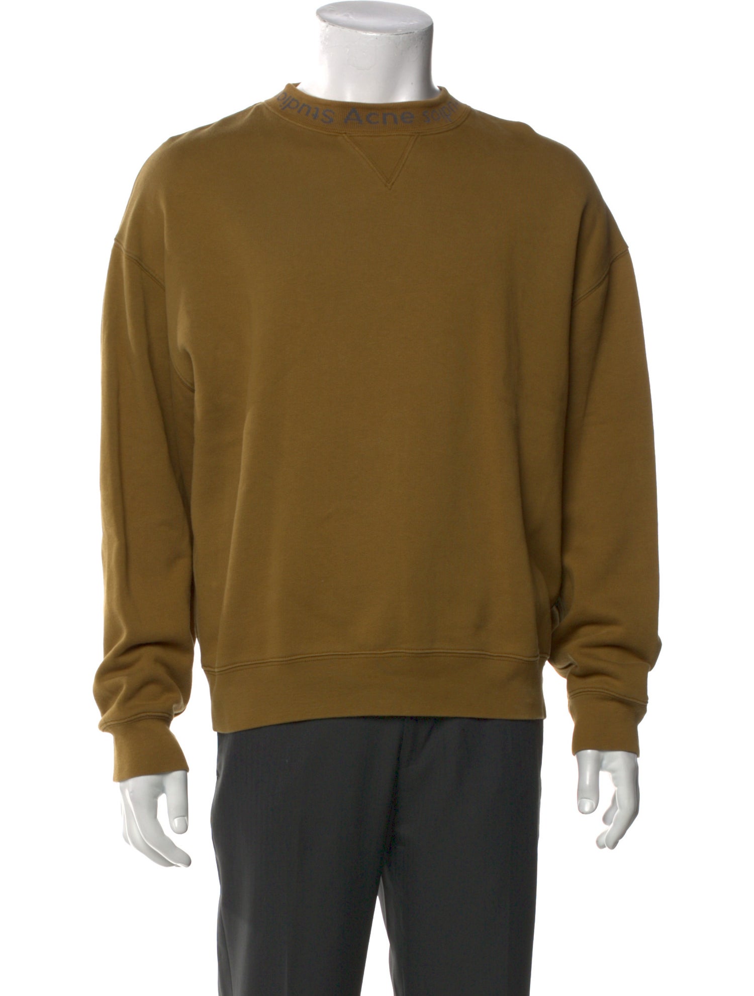 Acne Studios Crew Neck Long Sleeve Sweatshirt