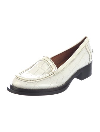 Acne Studios Embossed Leather Loafers