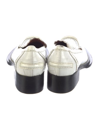 Acne Studios Embossed Leather Loafers