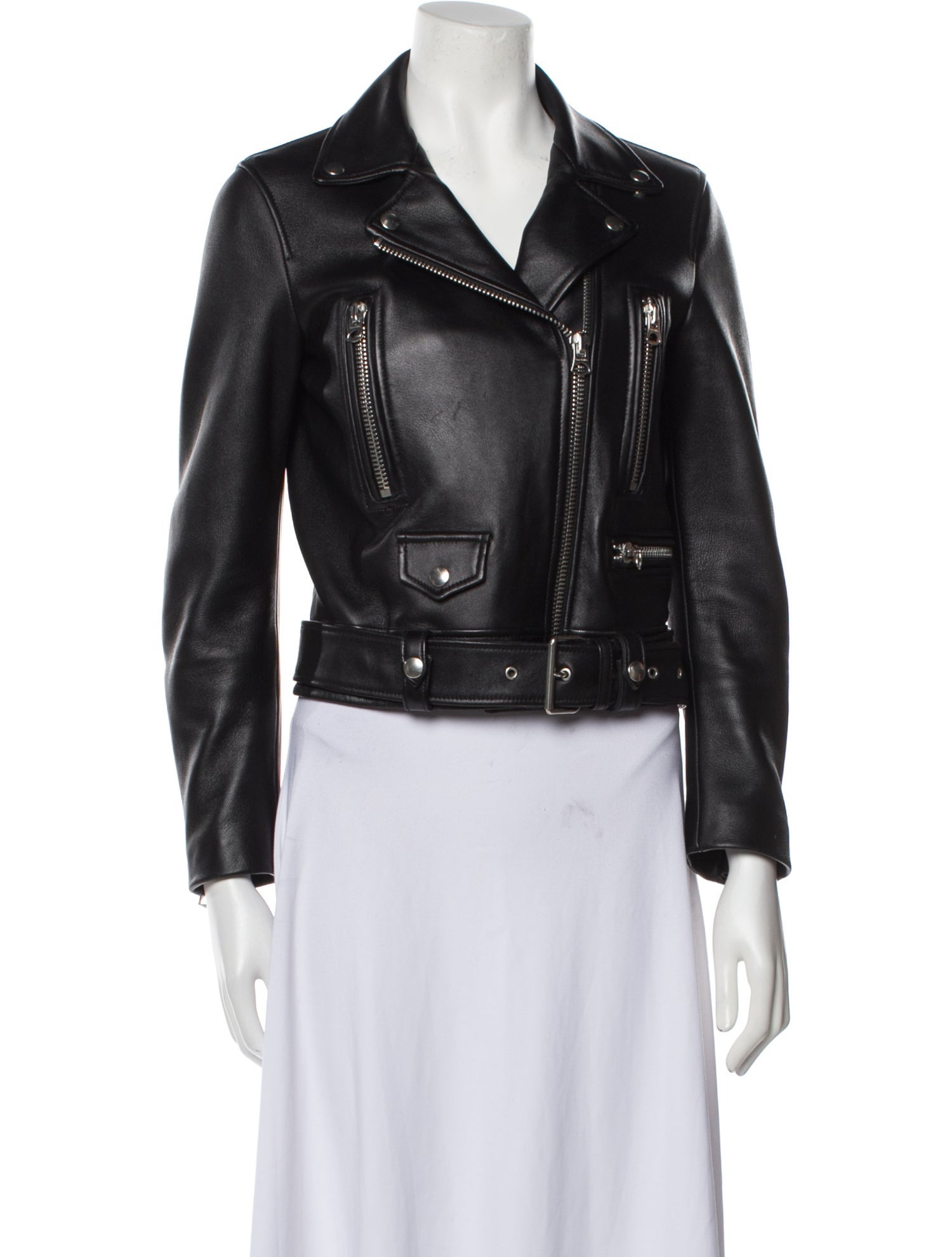 Acne Studios Leather Biker Jacket