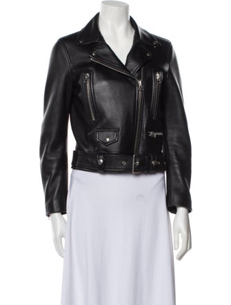 Acne Studios Leather Biker Jacket