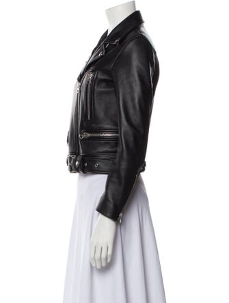 Acne Studios Leather Biker Jacket