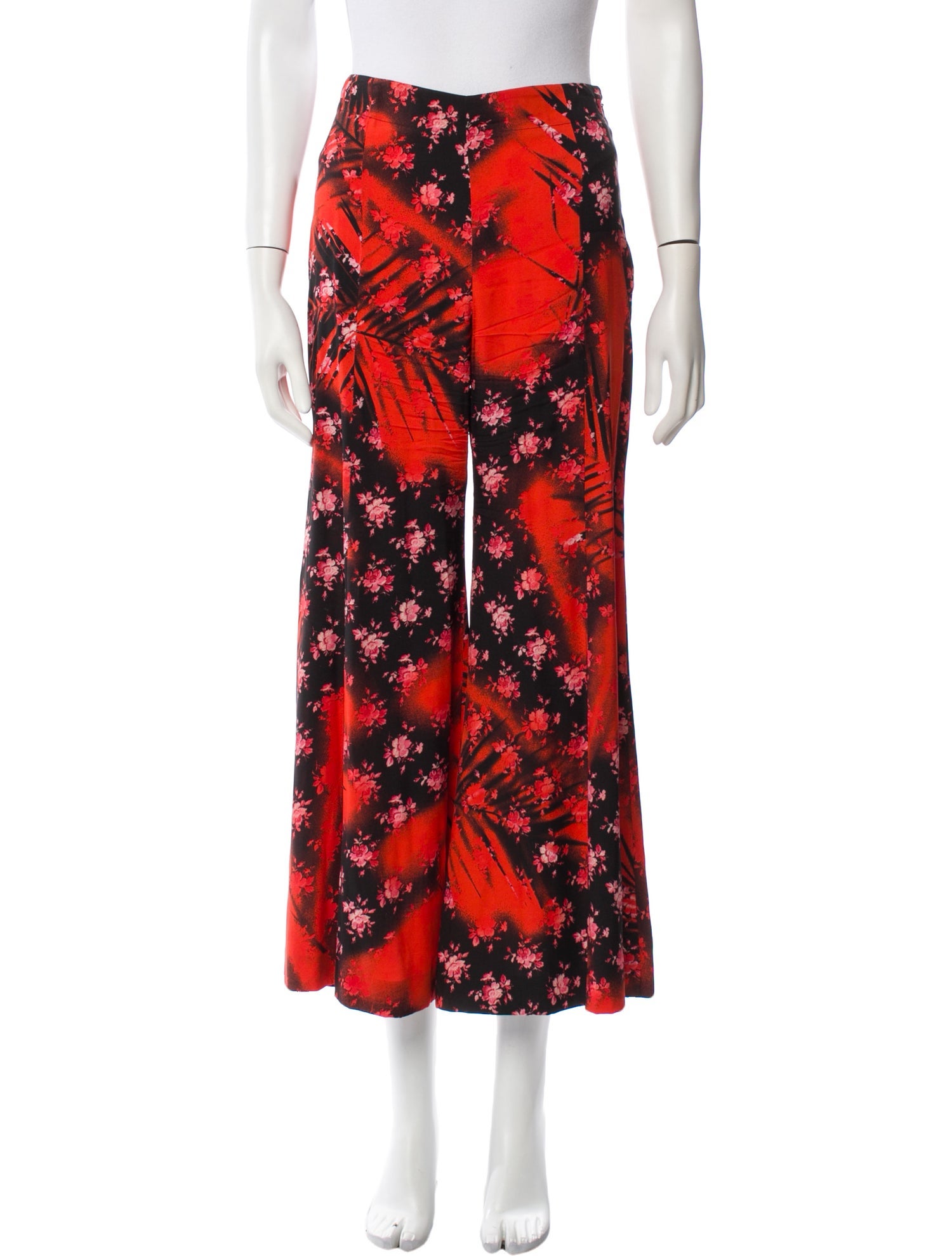 Acne Studios Silk Wide Leg Pants