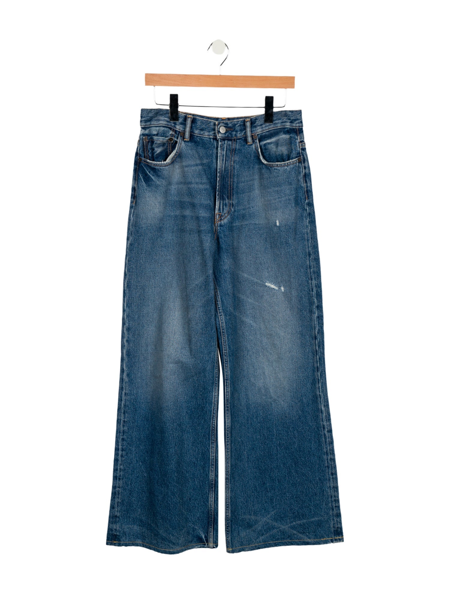 Acne Studios High-Rise Wide Leg Jeans