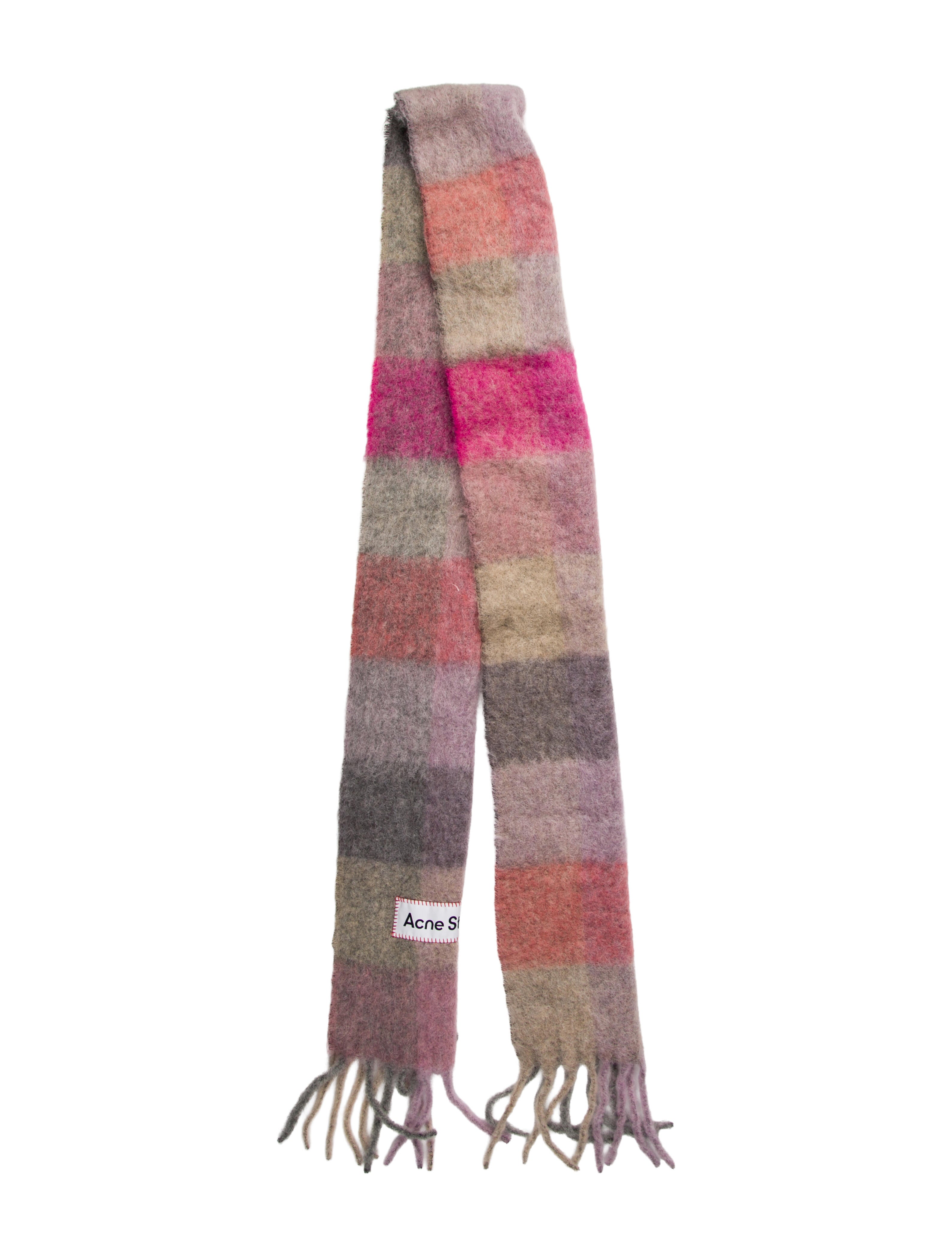 Acne Studios Mohair Striped Scarf