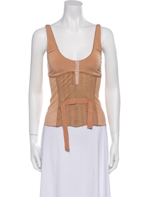 Acne Studios V-Neck Sleeveless Crop Top