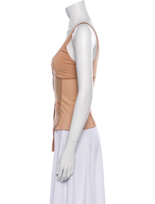 Acne Studios V-Neck Sleeveless Crop Top