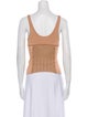 Acne Studios V-Neck Sleeveless Crop Top