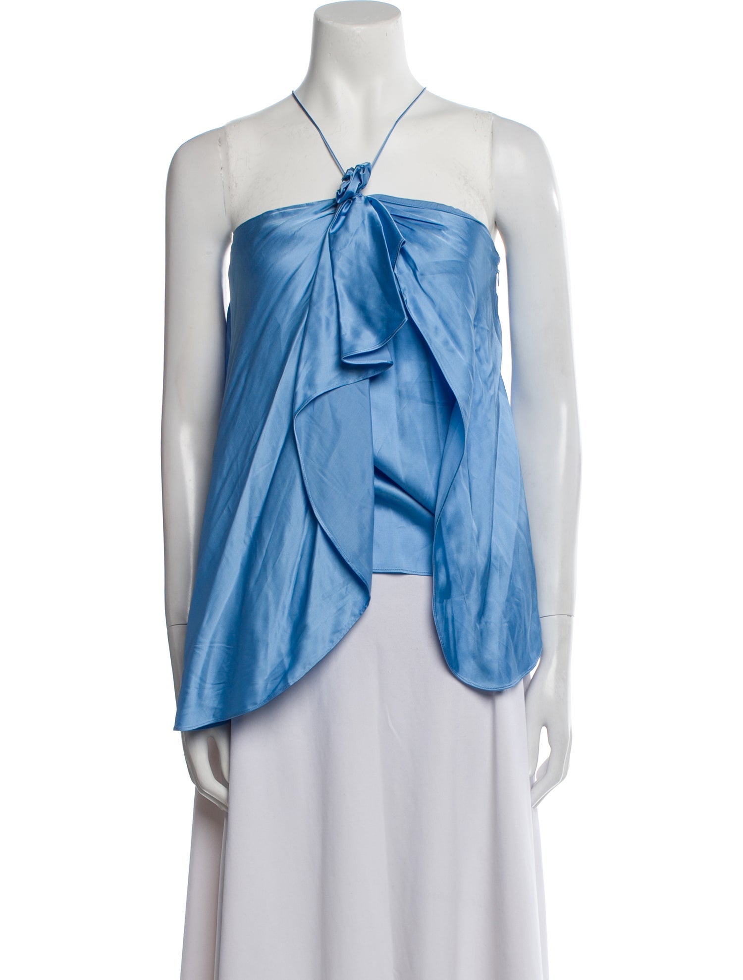 Acne Studios One-Shoulder Sleeveless Blouse