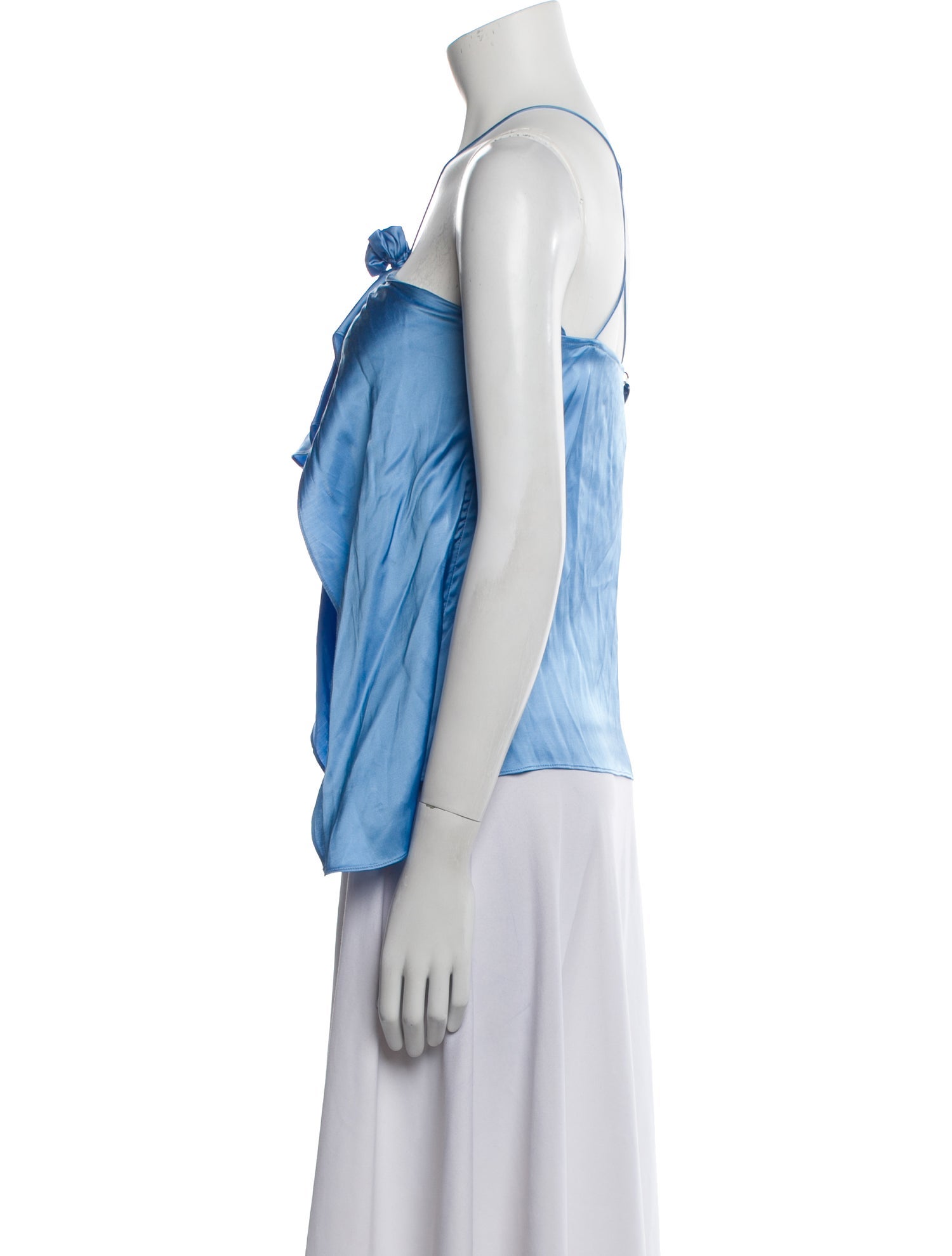 Acne Studios One-Shoulder Sleeveless Blouse