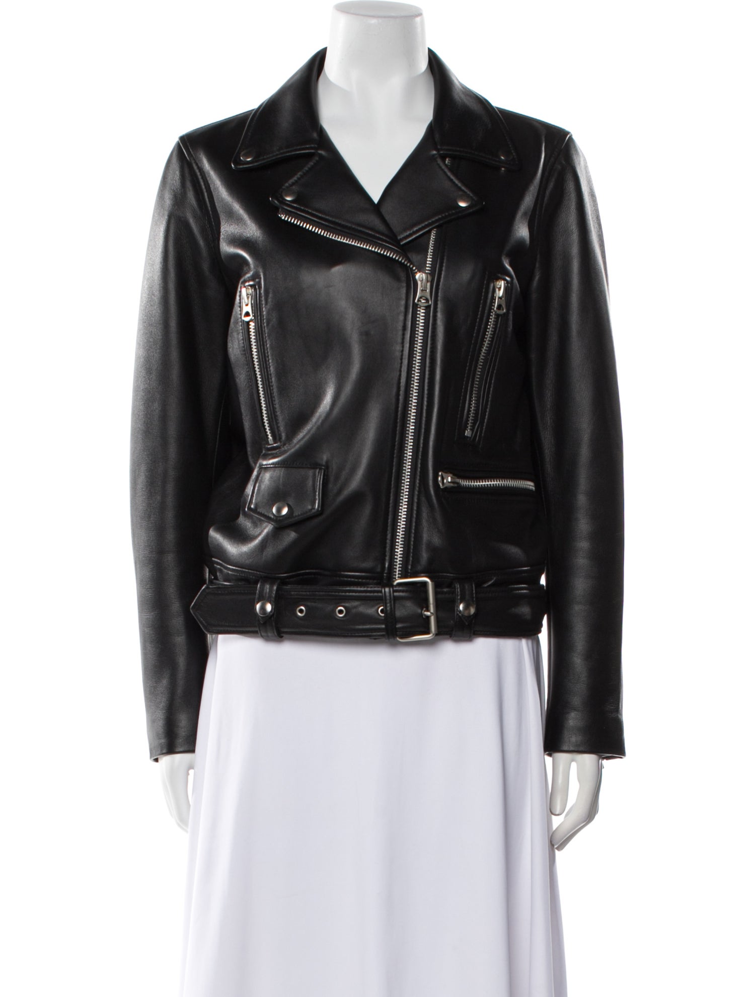Acne Studios Leather Biker Jacket