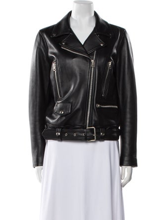 Acne Studios Leather Biker Jacket