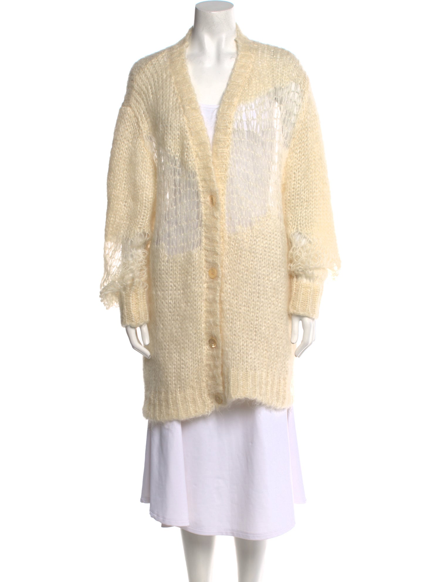 Acne Studios Mohair V-Neck Sweater