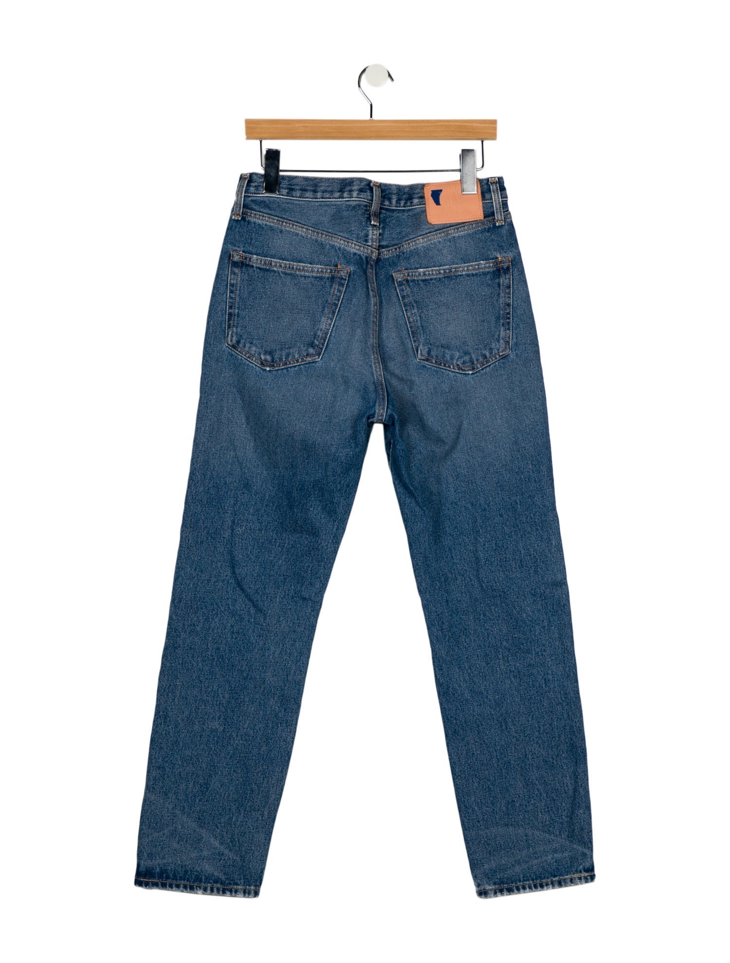 Acne Studios High-Rise Straight Leg Jeans