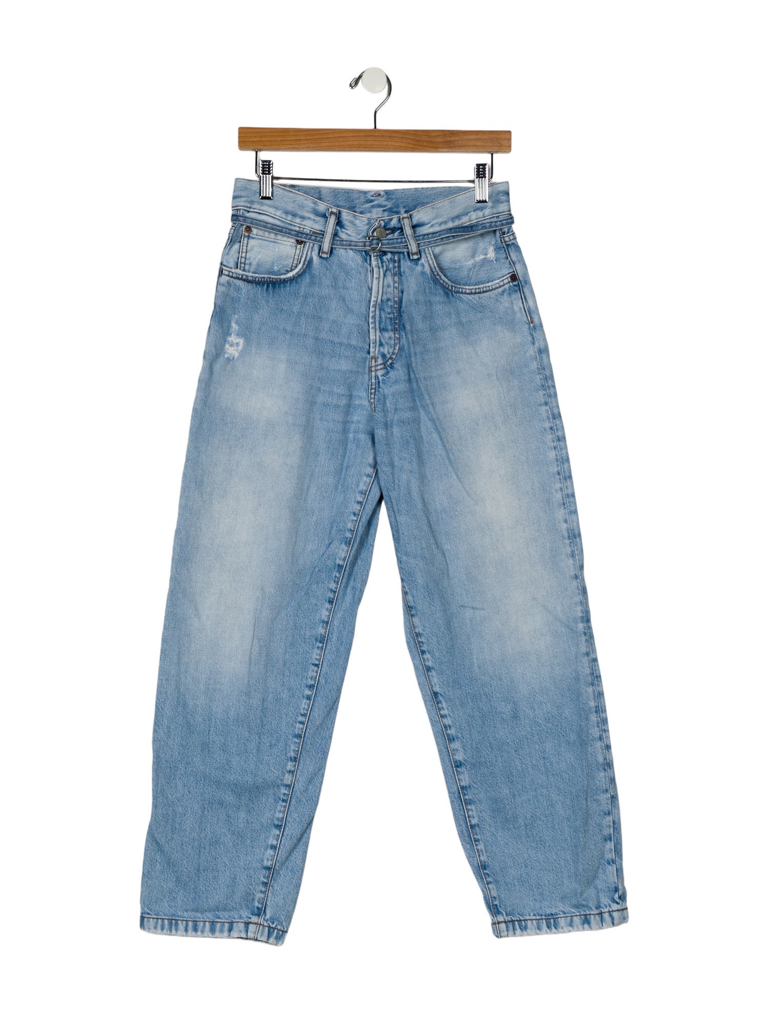 Acne Studios Mid-Rise Straight Leg Jeans