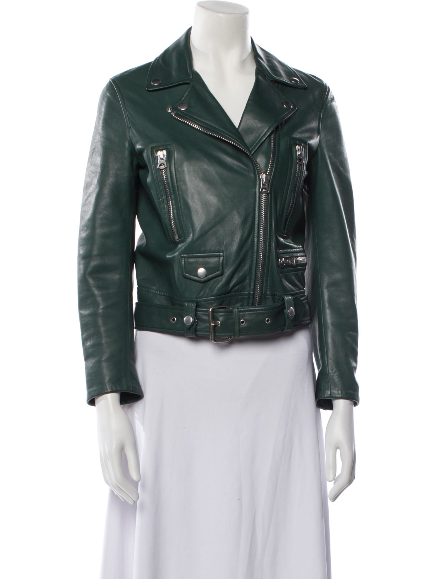 Acne Studios Leather Biker Jacket
