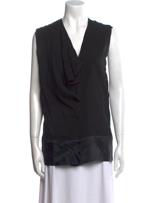 Acne Studios Cowl Neck Sleeveless Blouse