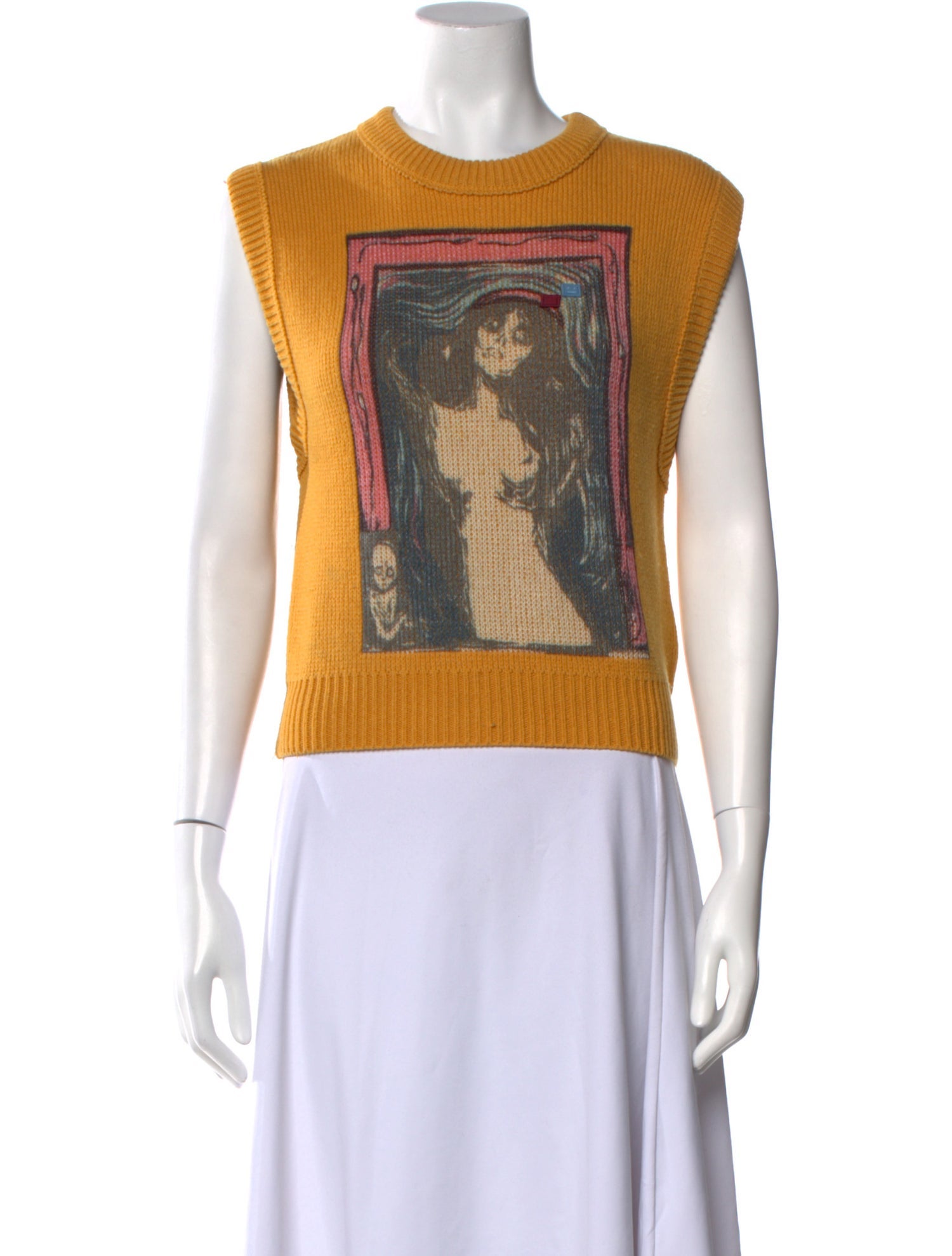 Acne Studios Wool Graphic Print T-Shirt