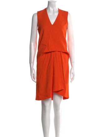 Acne Studios V-Neck Knee-Length Dress