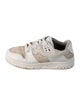 Acne Studios Leather Colorblock Pattern Sneakers