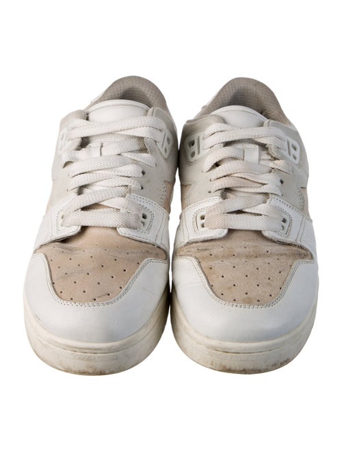Acne Studios Leather Colorblock Pattern Sneakers