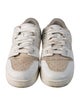 Acne Studios Leather Colorblock Pattern Sneakers