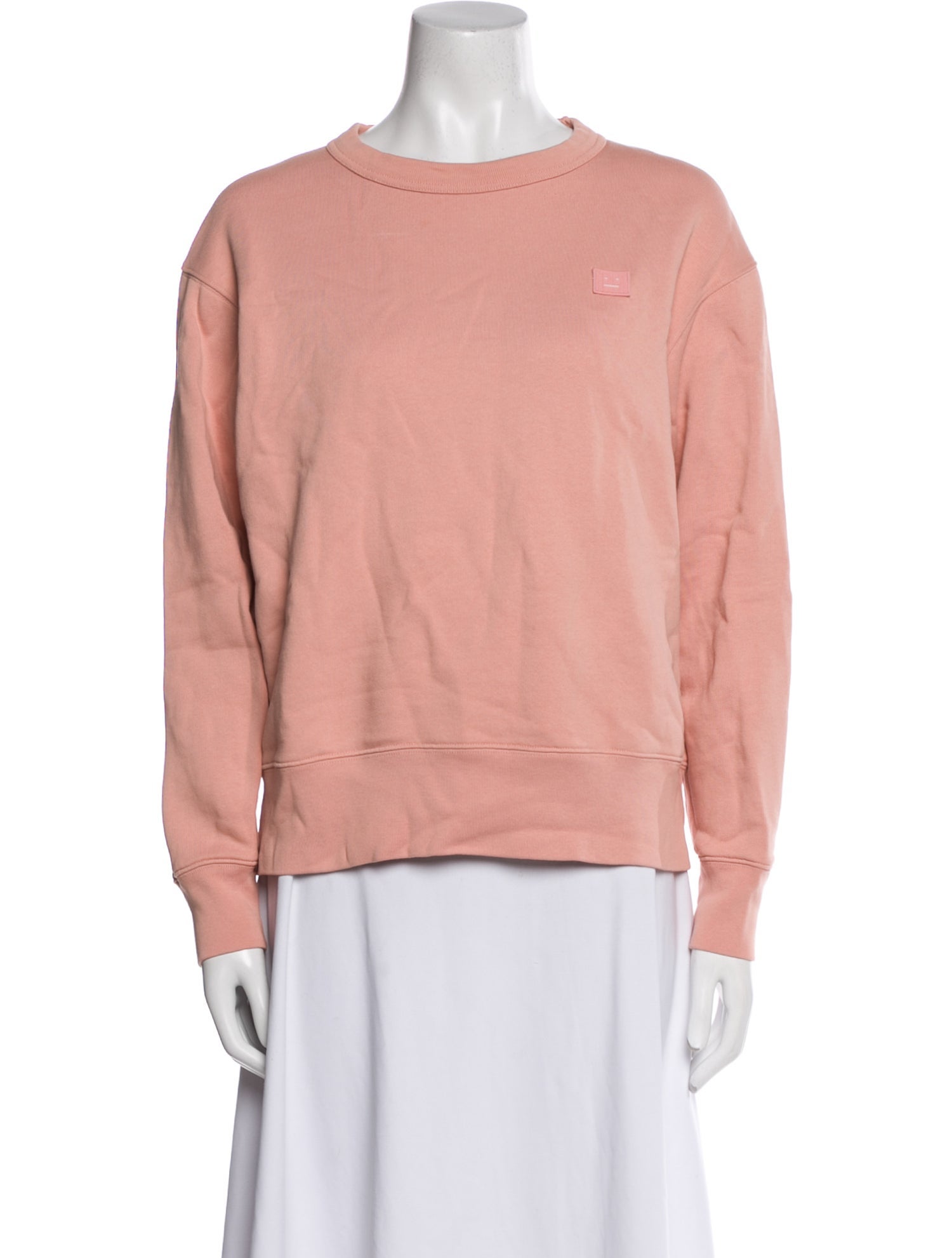 Acne Studios Crew Neck Long Sleeve Sweatshirt