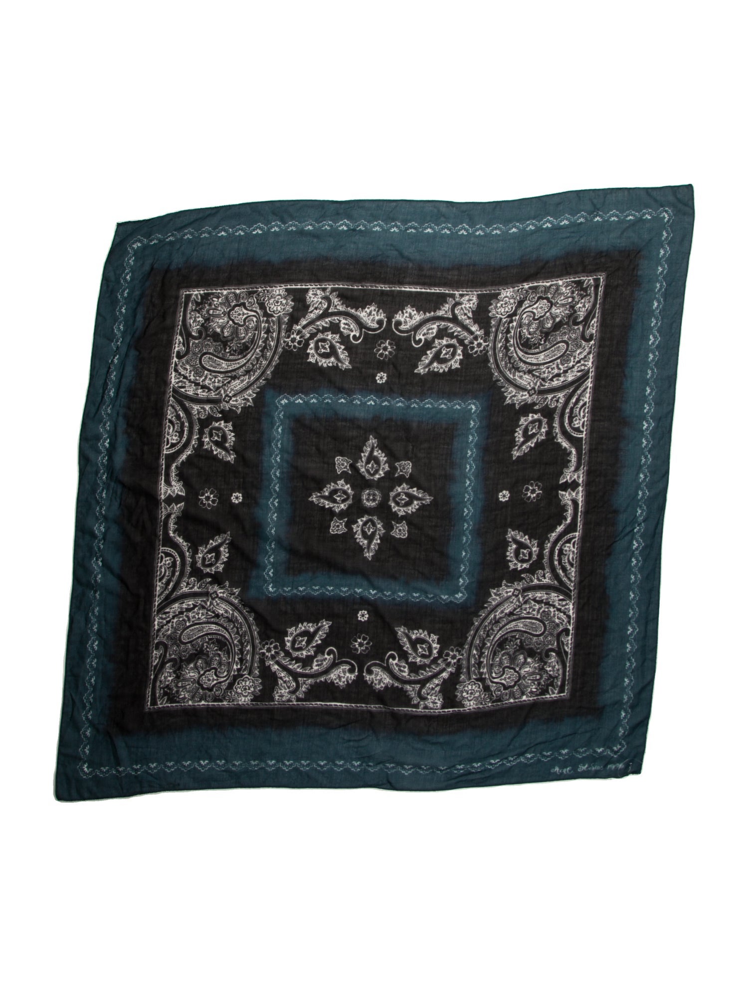 Acne Studios Paisley Print Scarf