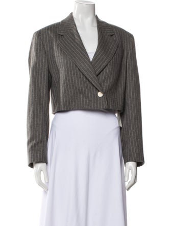Acne Studios Wool Striped Blazer