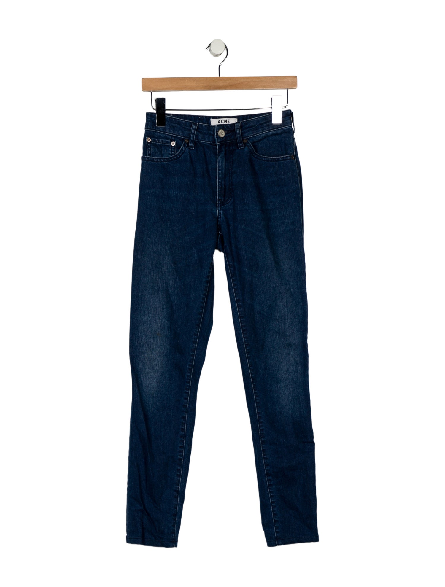 Acne Studios High-Rise Skinny Leg Jeans