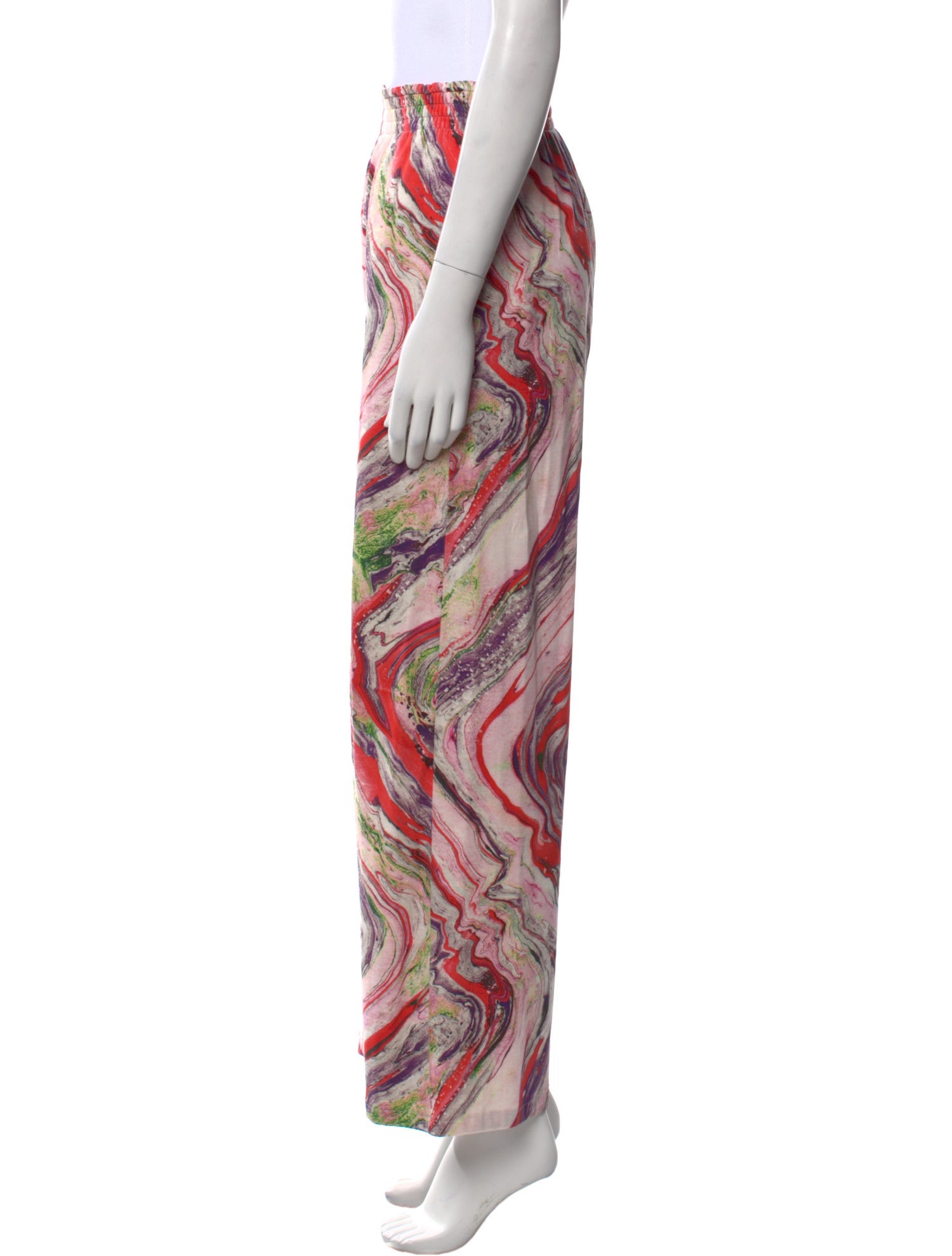 Acne Studios Printed Wide Leg Pants
