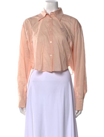 Acne Studios Long Sleeve Crop Top