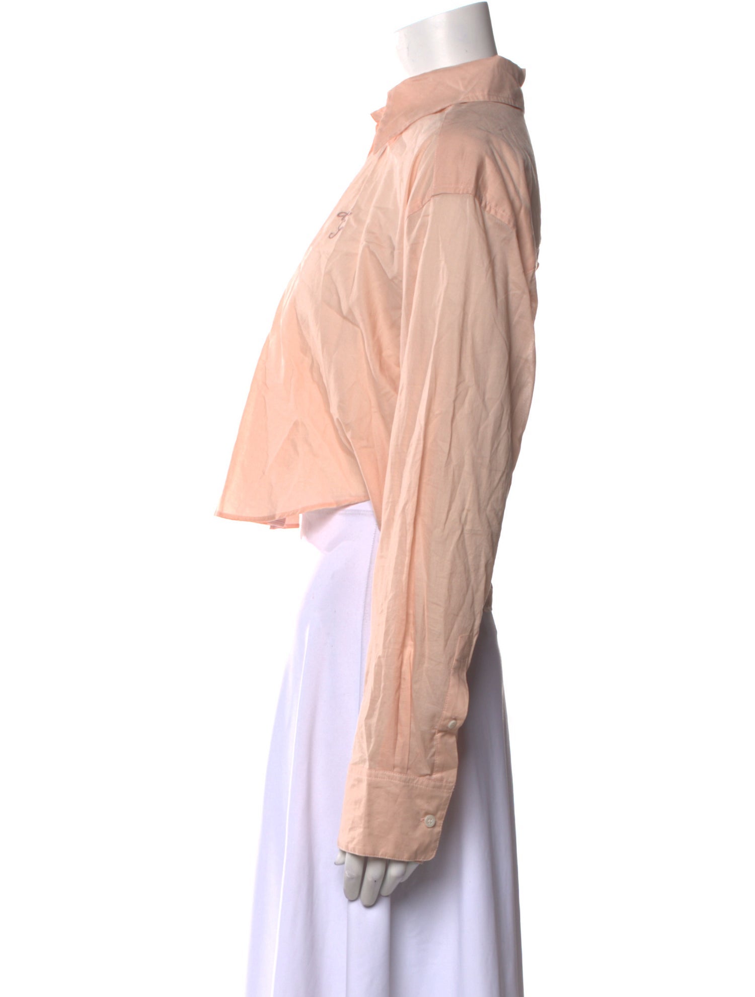 Acne Studios Long Sleeve Crop Top