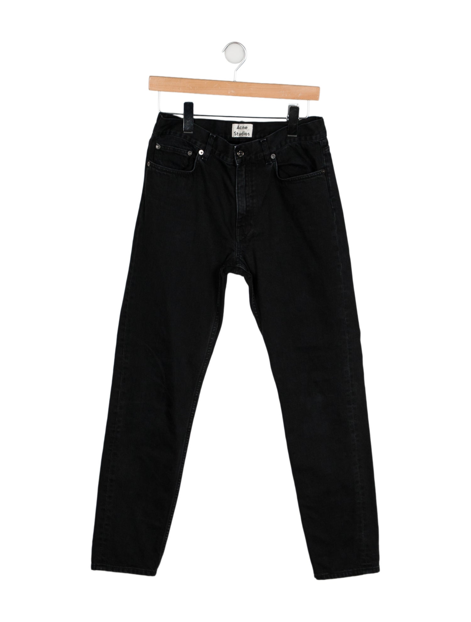Acne Studios Mid-Rise Straight Leg Jeans