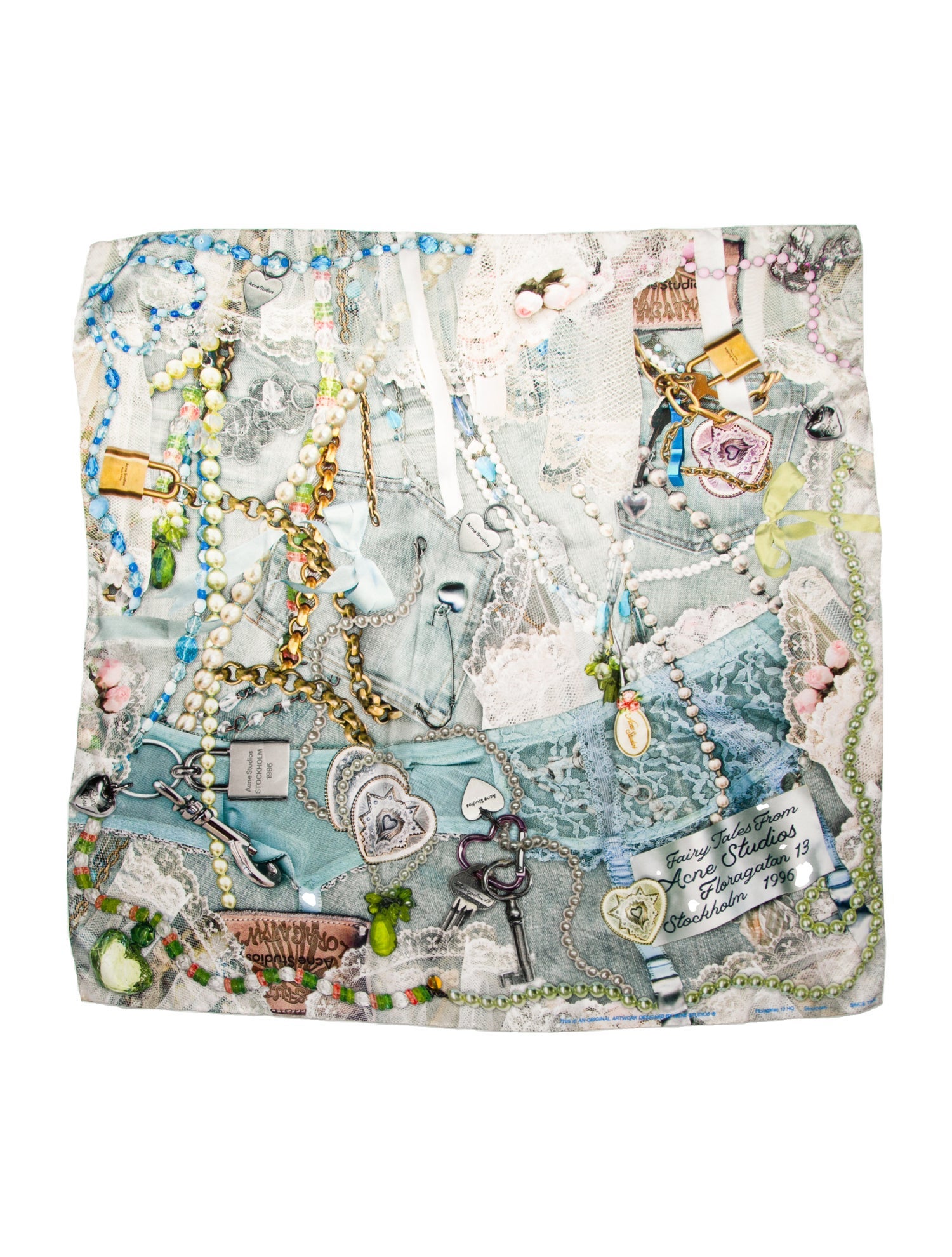 Acne Studios Printed Scarf w/ Tags