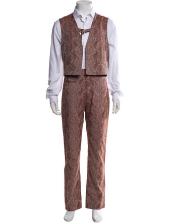 Acne Studios Animal Print Two-Piece Suit