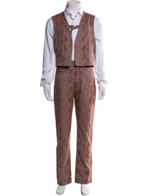 Acne Studios Animal Print Two-Piece Suit