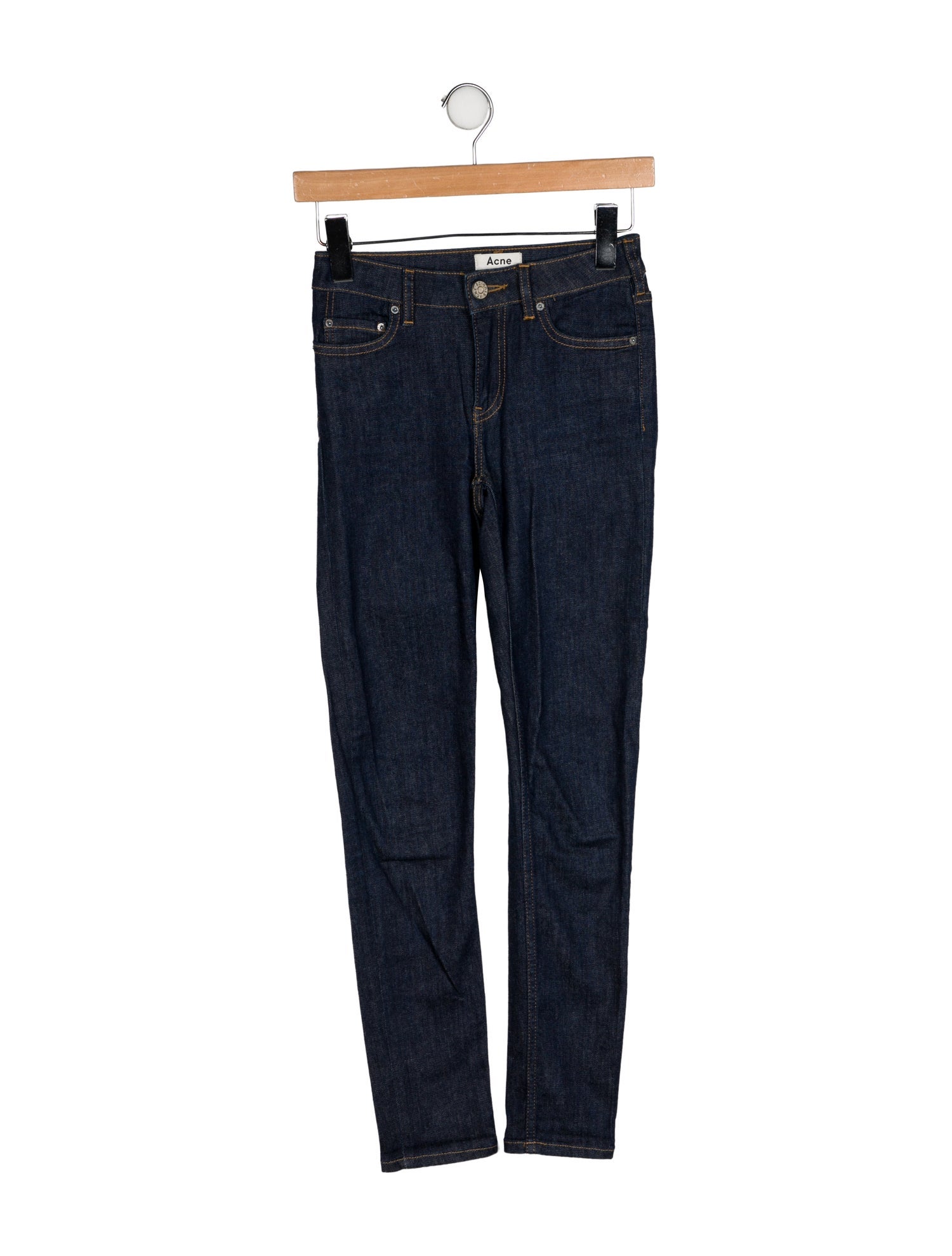 Acne Studios Mid-Rise Skinny Leg Jeans