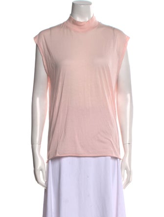 Acne Studios Mock Neck Short Sleeve Top