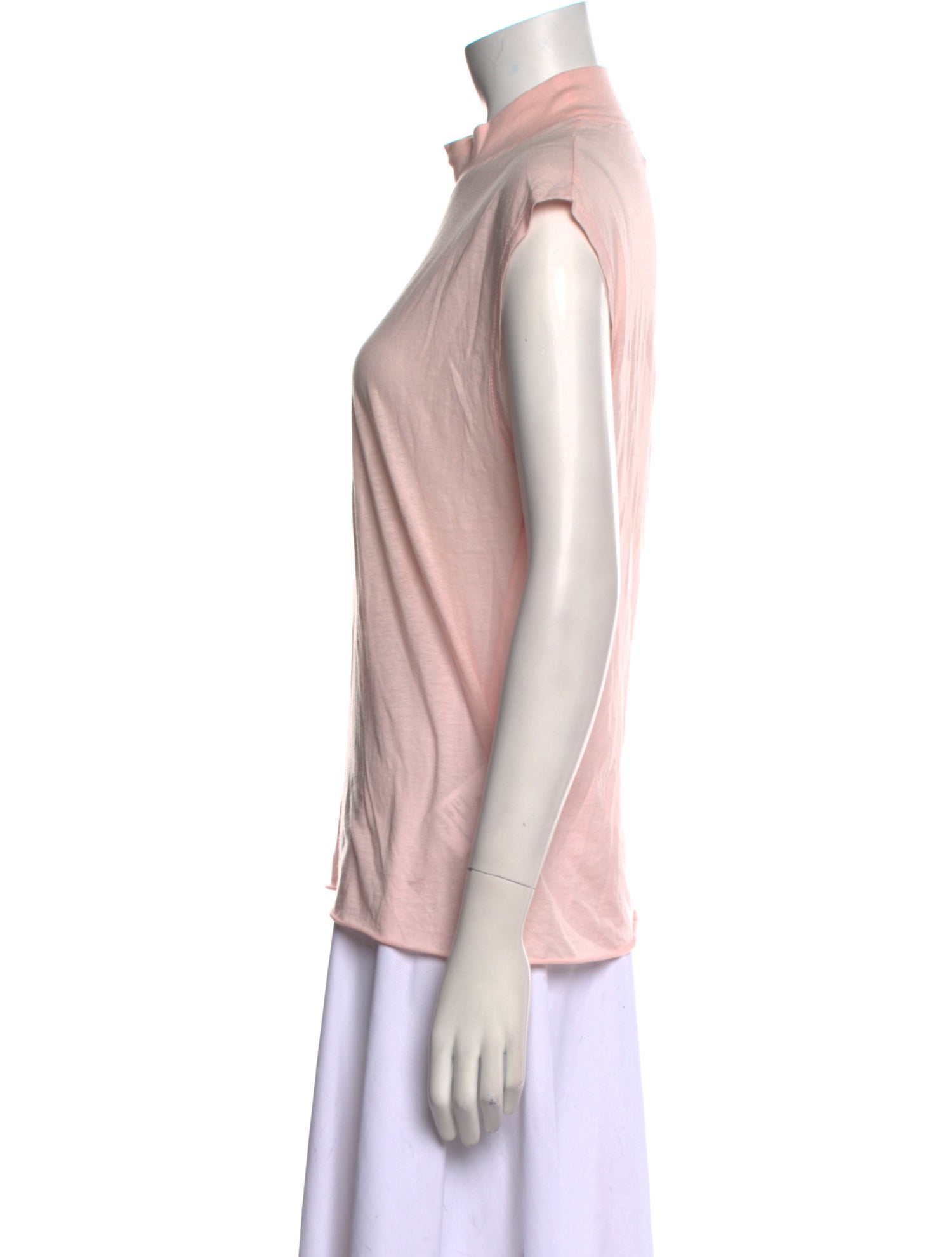 Acne Studios Mock Neck Short Sleeve Top