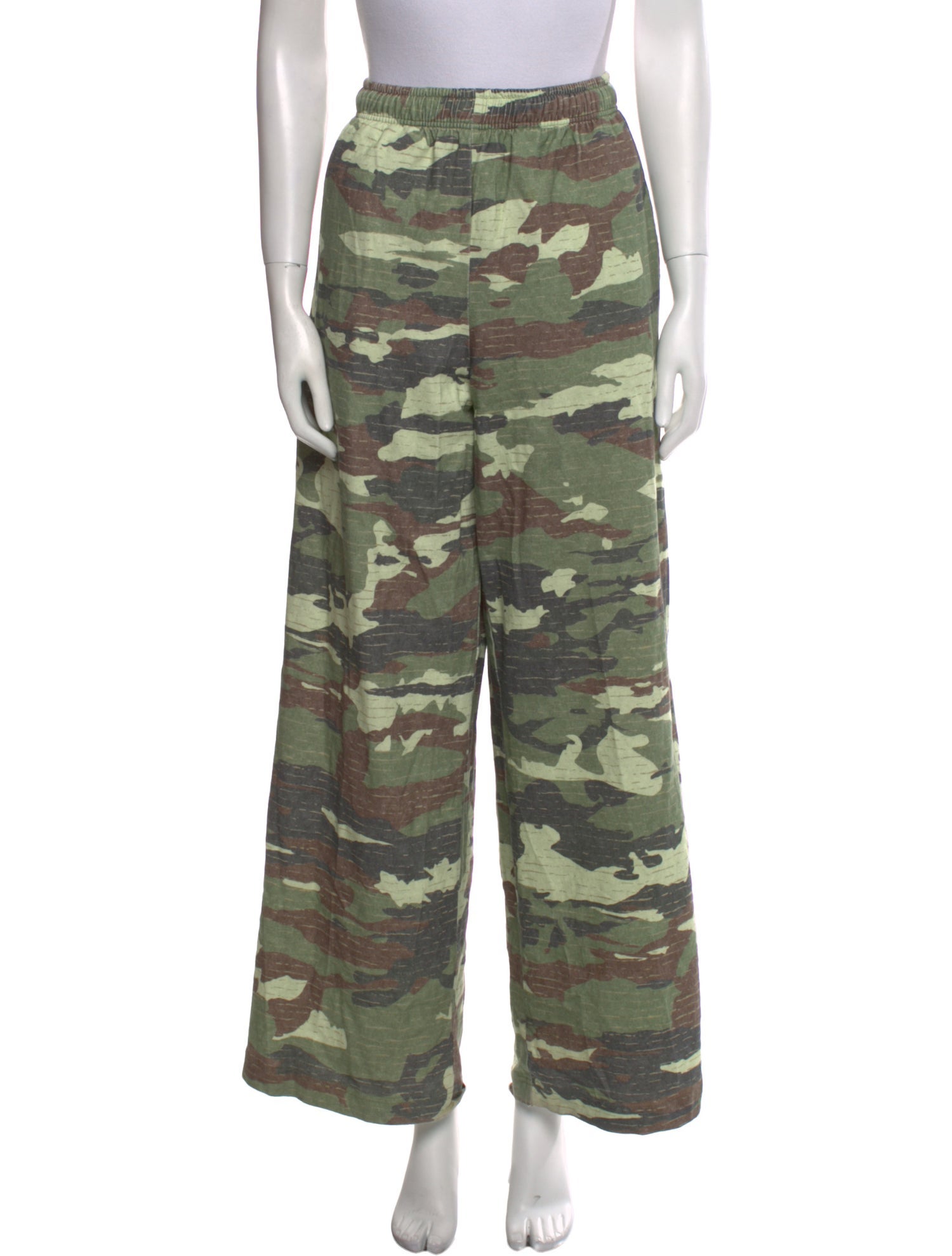 Acne Studios Printed Wide Leg Pants