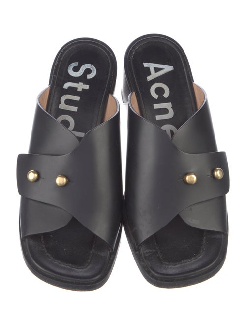 Acne Studios Leather Slides